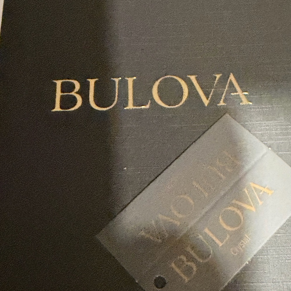 NWT Authentic Bulova Crystal and Gold Watch- never worn, beautiful in org box❤️ - Picture 15 of 15